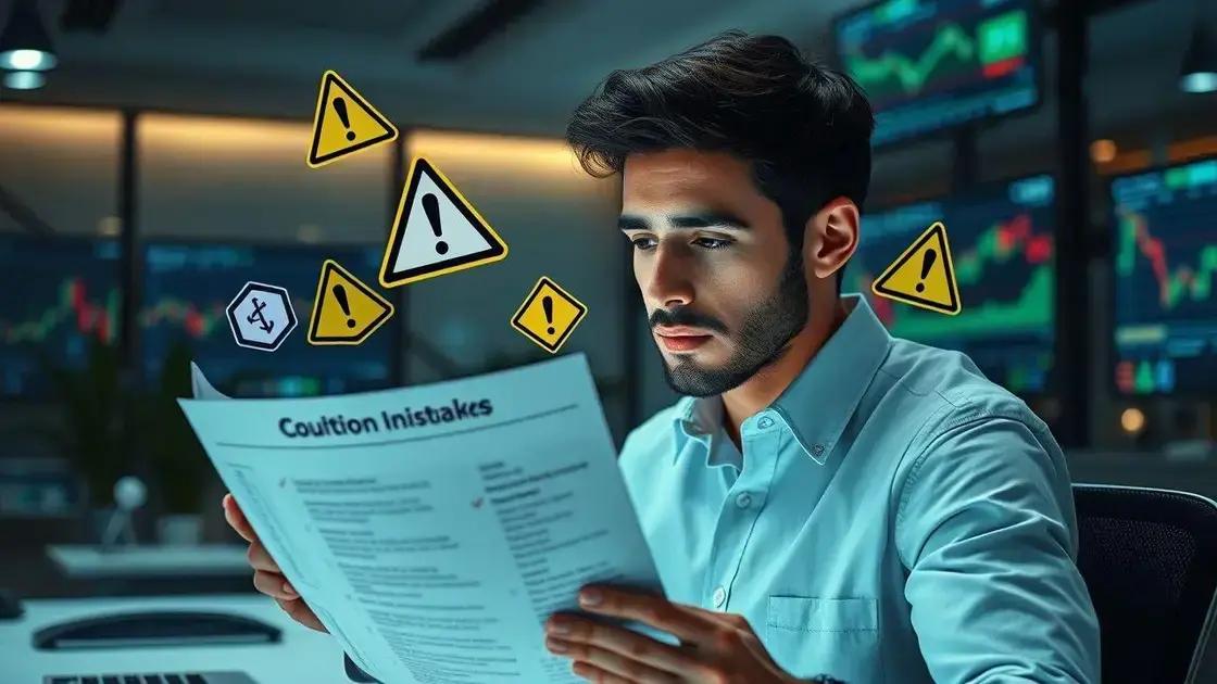 dicas para evitar erros comuns