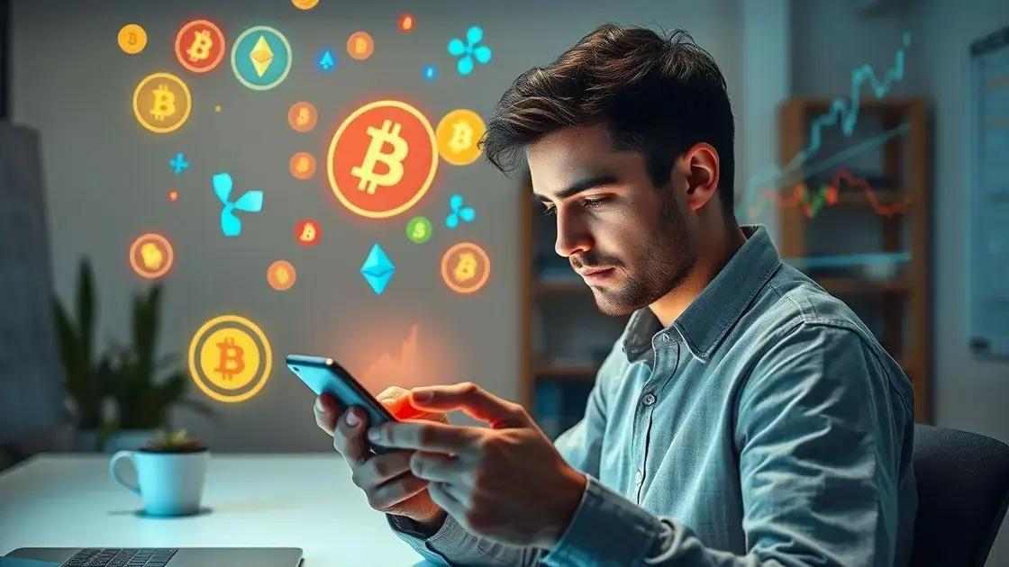 Vantagens de usar um app para investir em criptomoedas