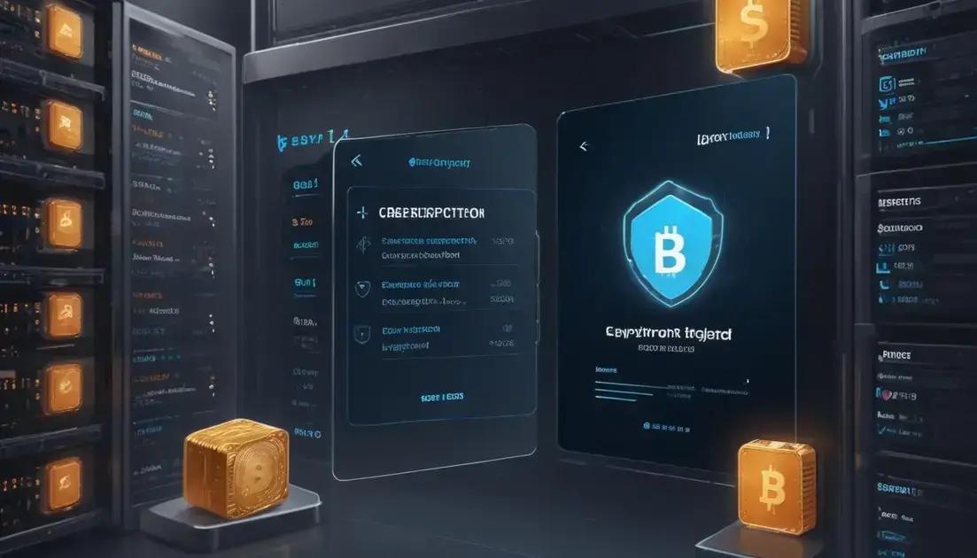 Segurança em plataformas de investimento em criptomoedas