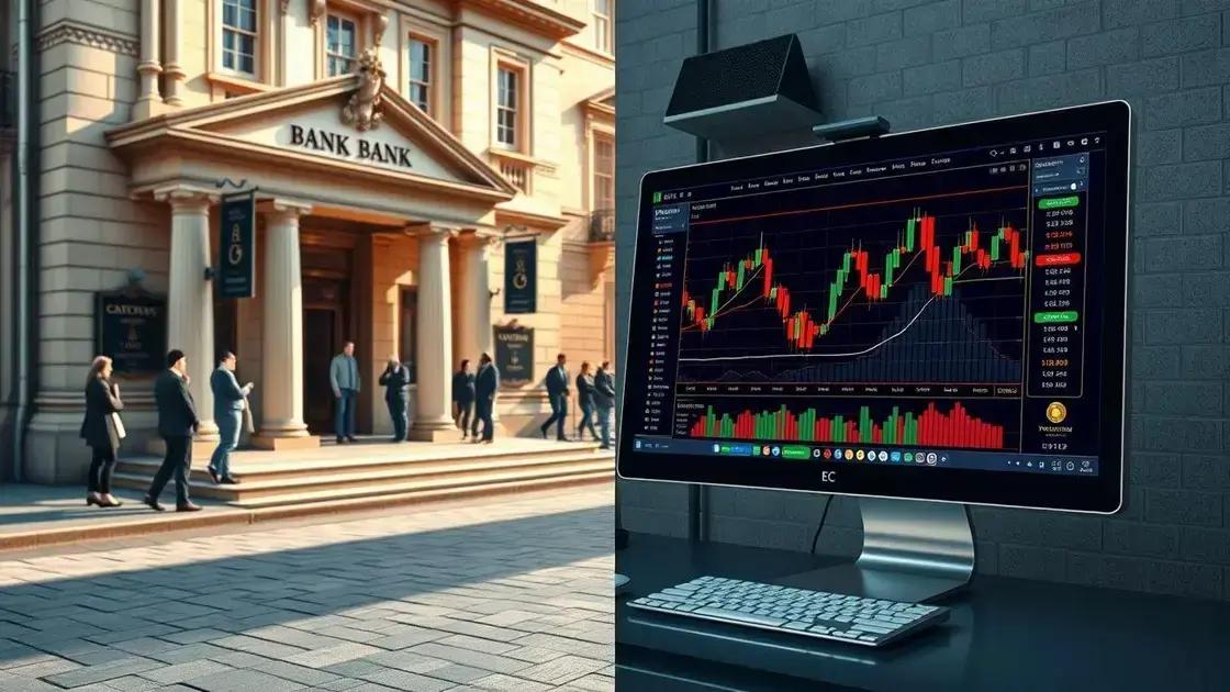 Diferenças entre bancos tradicionais e bancos de criptomoedas