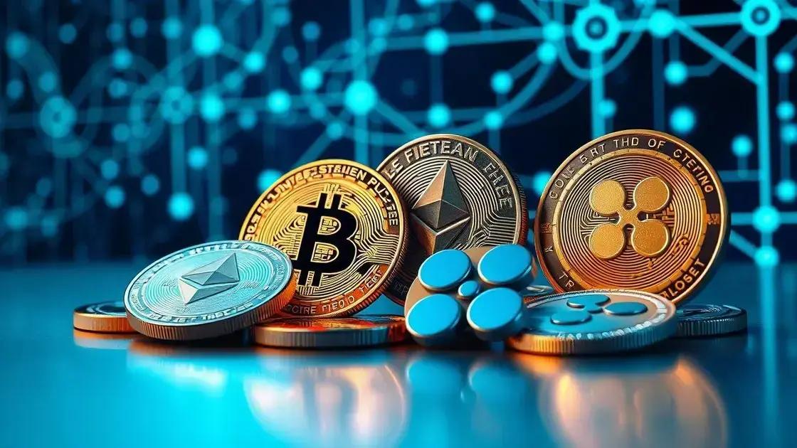 Principais tipos de criptomoedas para investir