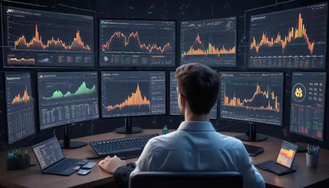 Acompanhamento e análise do mercado de criptomoedas
