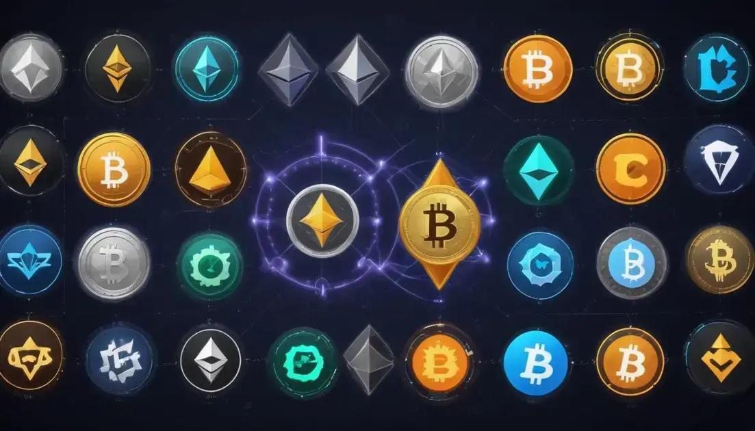 Principais tipos de criptomoedas no mercado