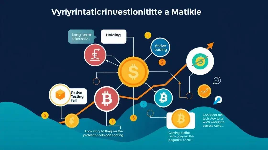 Estratégias de investimento em criptomoedas