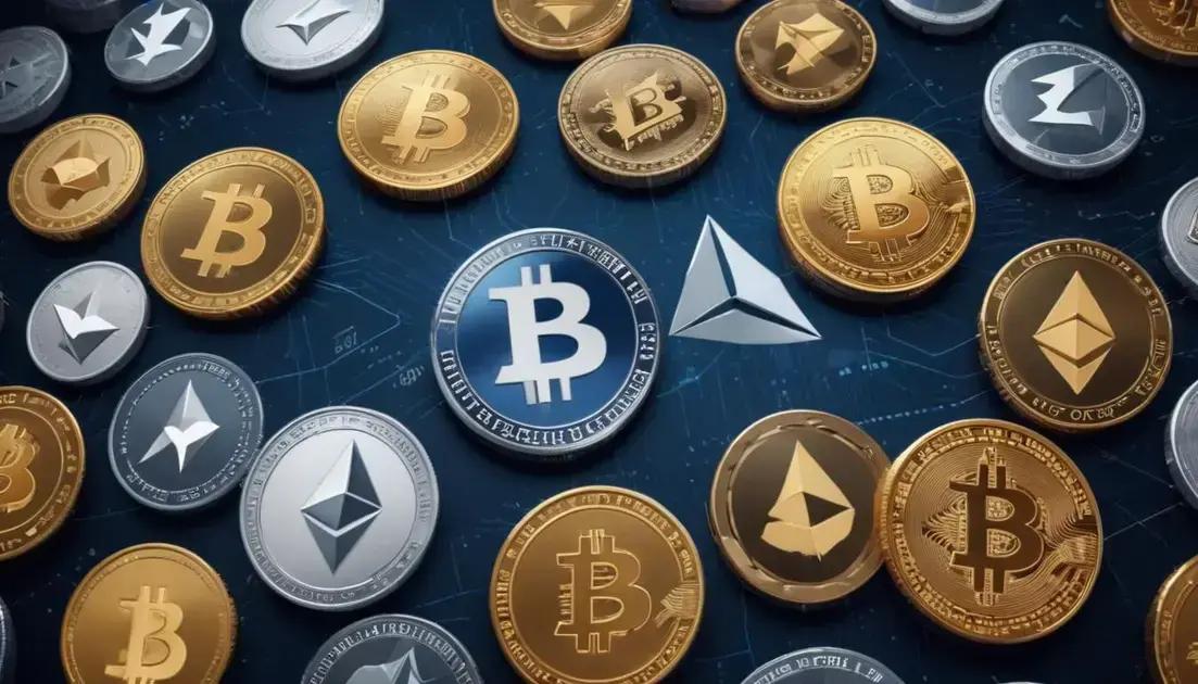 Principais tipos de criptomoedas para investimento